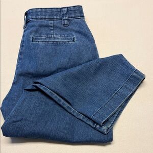 L.L. Bean Classic Fit Capri Denim Pants